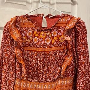 In bloom dress womens size small